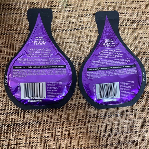 John Frieda, Frizz Smoothing Hair Mask X2 NWT - Picture 3 of 5